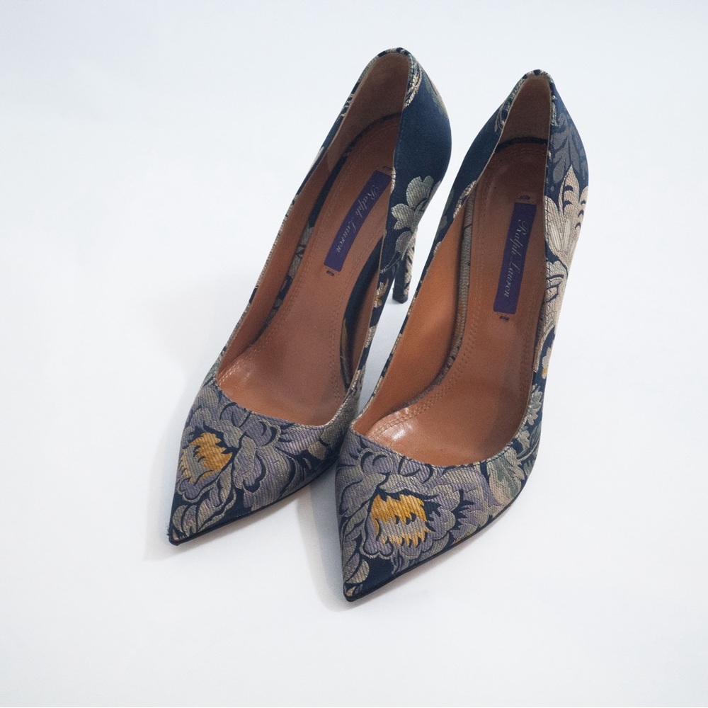 Ralph Lauren Collection purple label pumps